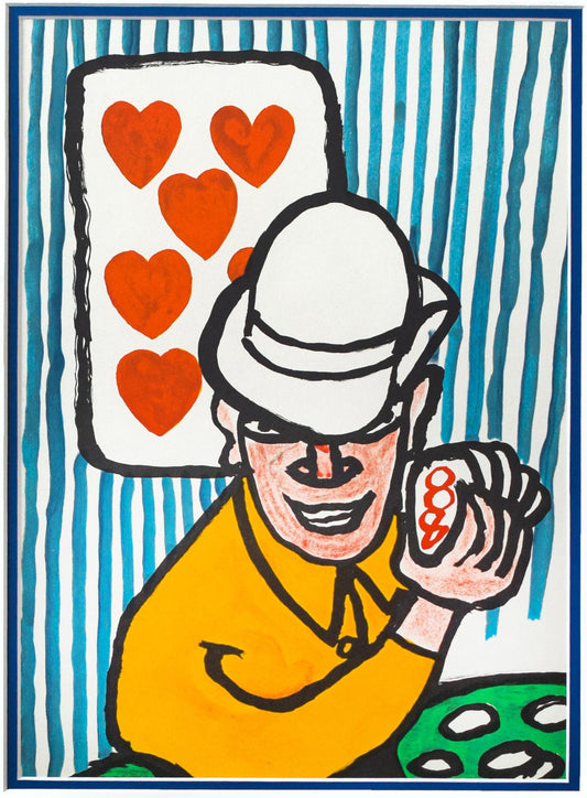 Alexander Calder- Lithograph "DLM212 - Joueurs de cartes II"