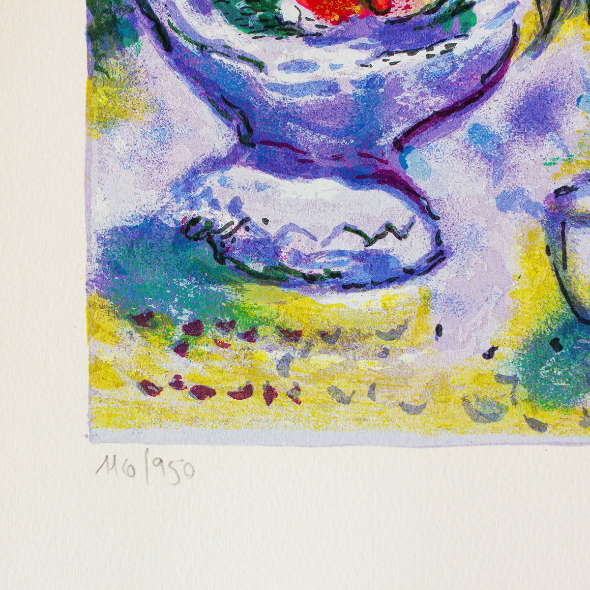 Marc Chagall- Serigraph "Autoportrait Avec Bouquet"
