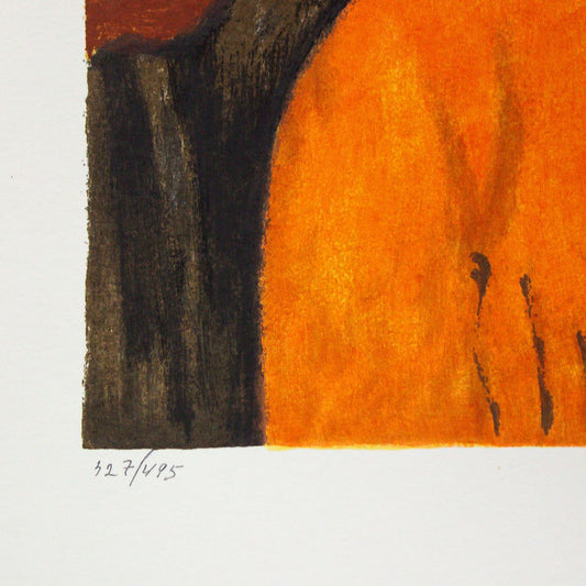 Amedeo Modigliani- Serigraph "Bambina Con Trecce"