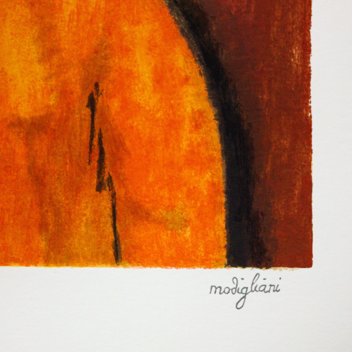 Amedeo Modigliani- Serigraph "Bambina Con Trecce"