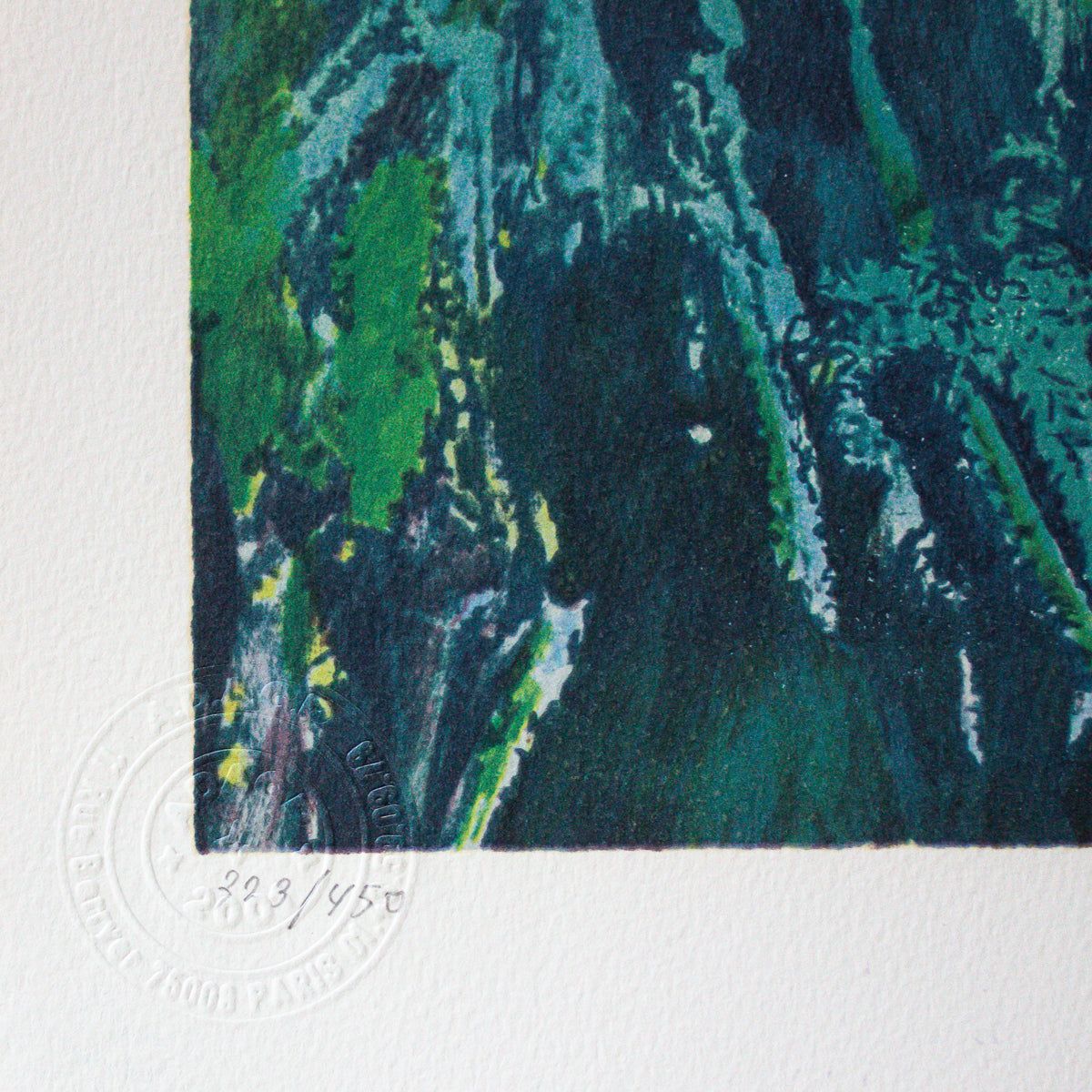 Claude Monet- Lithograph "Iris"