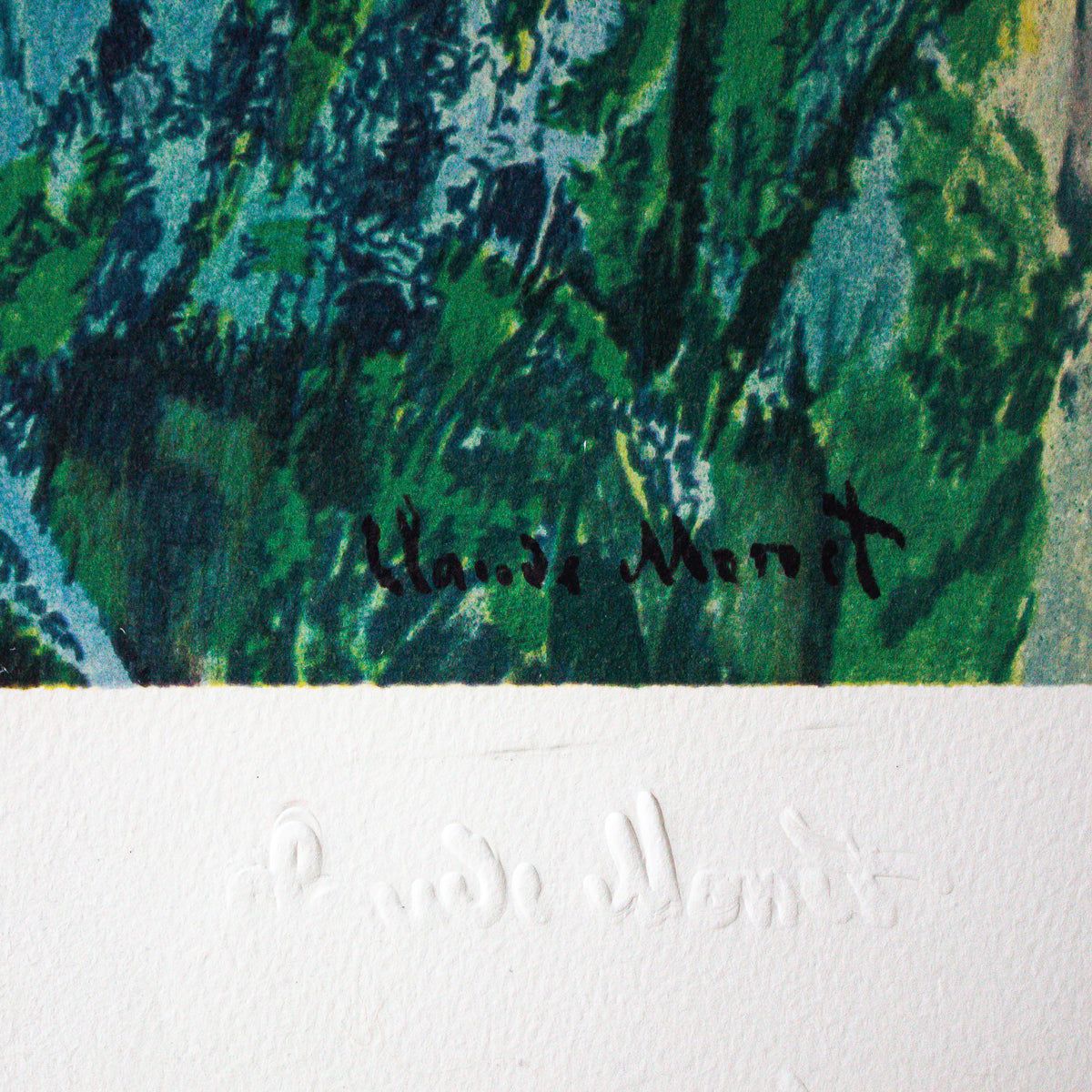 Claude Monet- Lithograph "Iris"