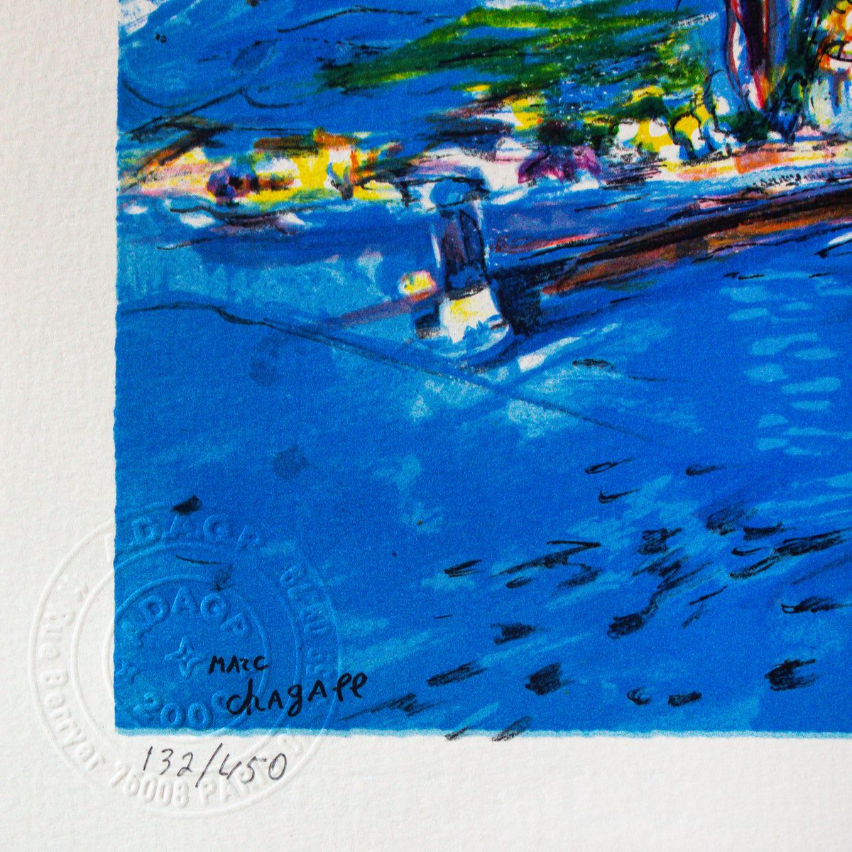 Marc Chagall- Lithograph "La Sirene Au Pin"