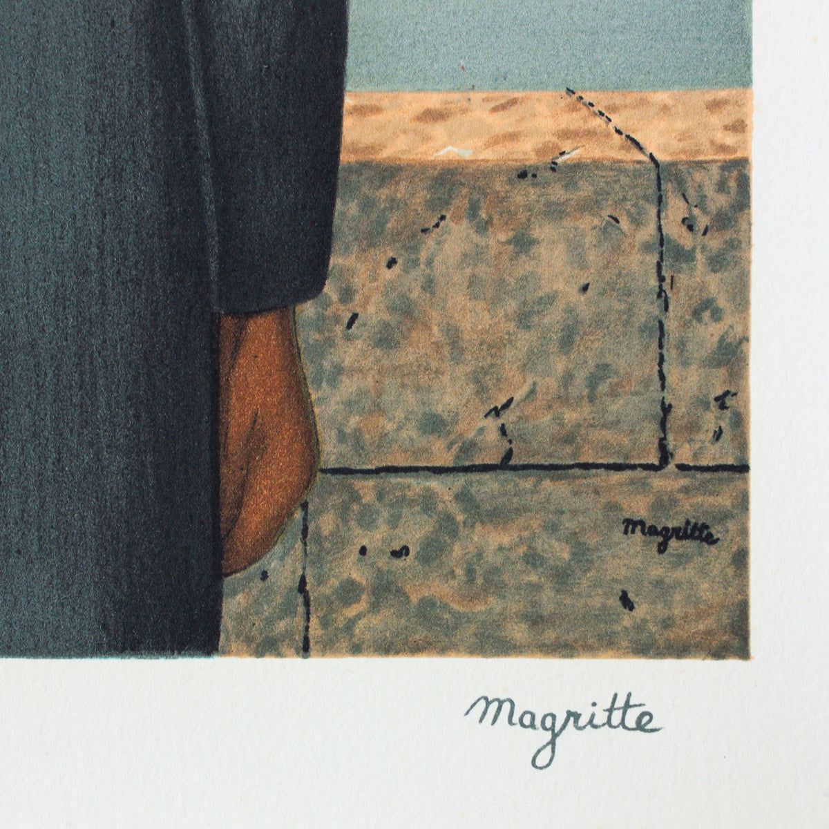 Rene Magritte- Lithograph "Le Fils De L'homme"