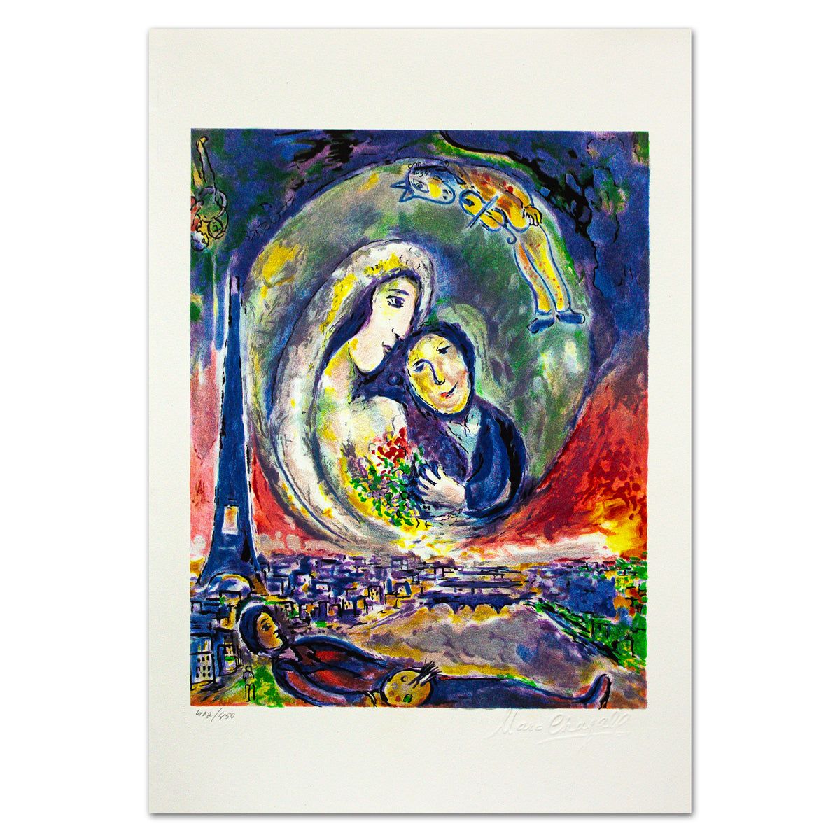 Marc Chagall- Lithograph "Le Songe"
