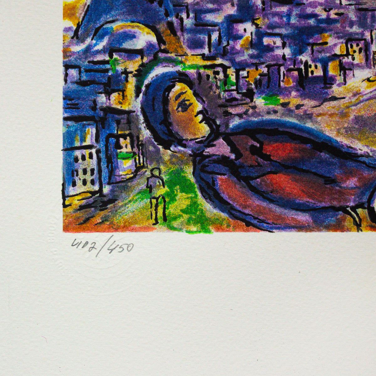 Marc Chagall- Lithograph "Le Songe"