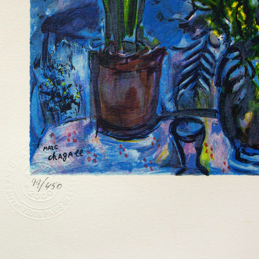 Marc Chagall- Lithograph "Les Maries"