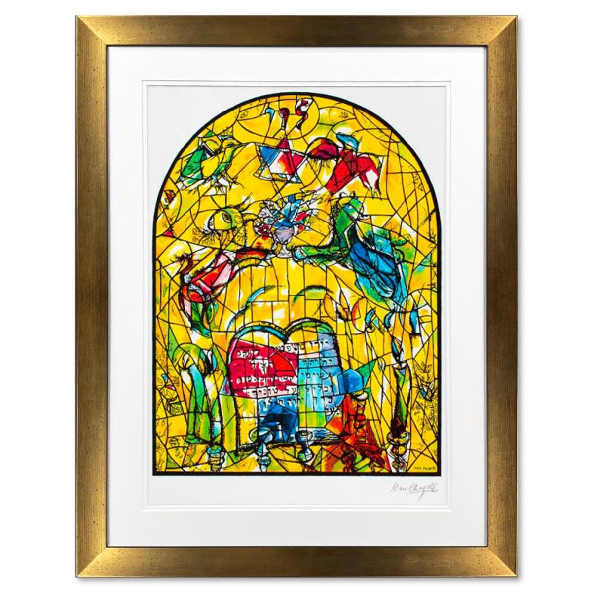 Marc Chagall (1887-1985), "Levi" Framed Limited Edition Serigraph with Letter of Authenticity.
