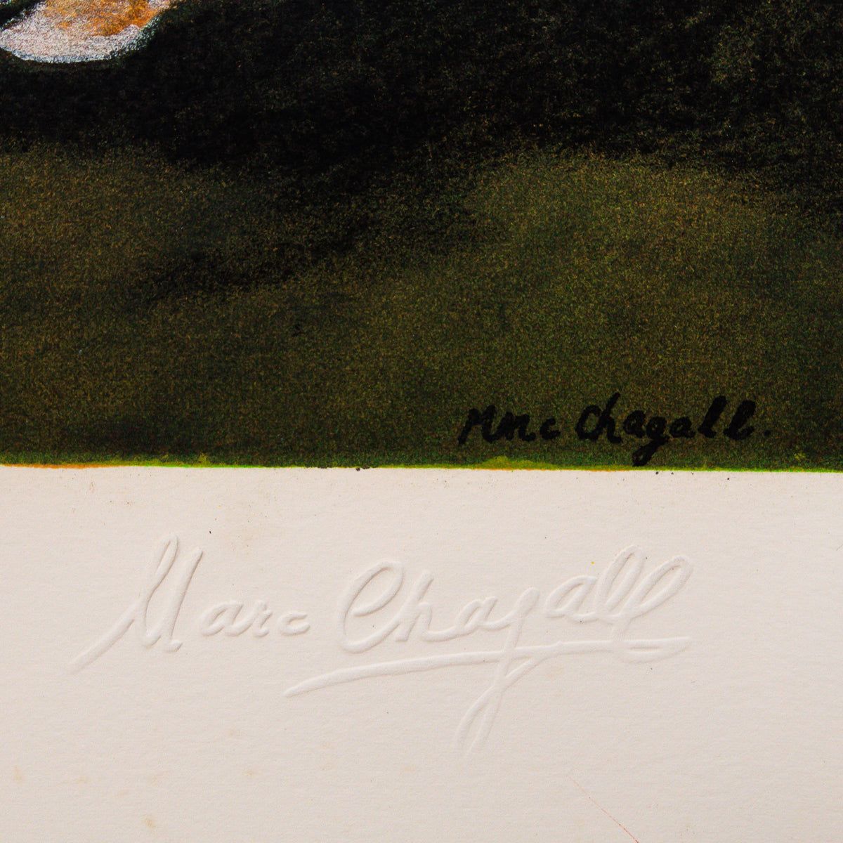 Marc Chagall- Lithograph "Loneliness"