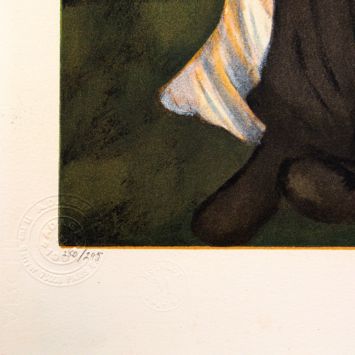 Marc Chagall- Lithograph "Loneliness"