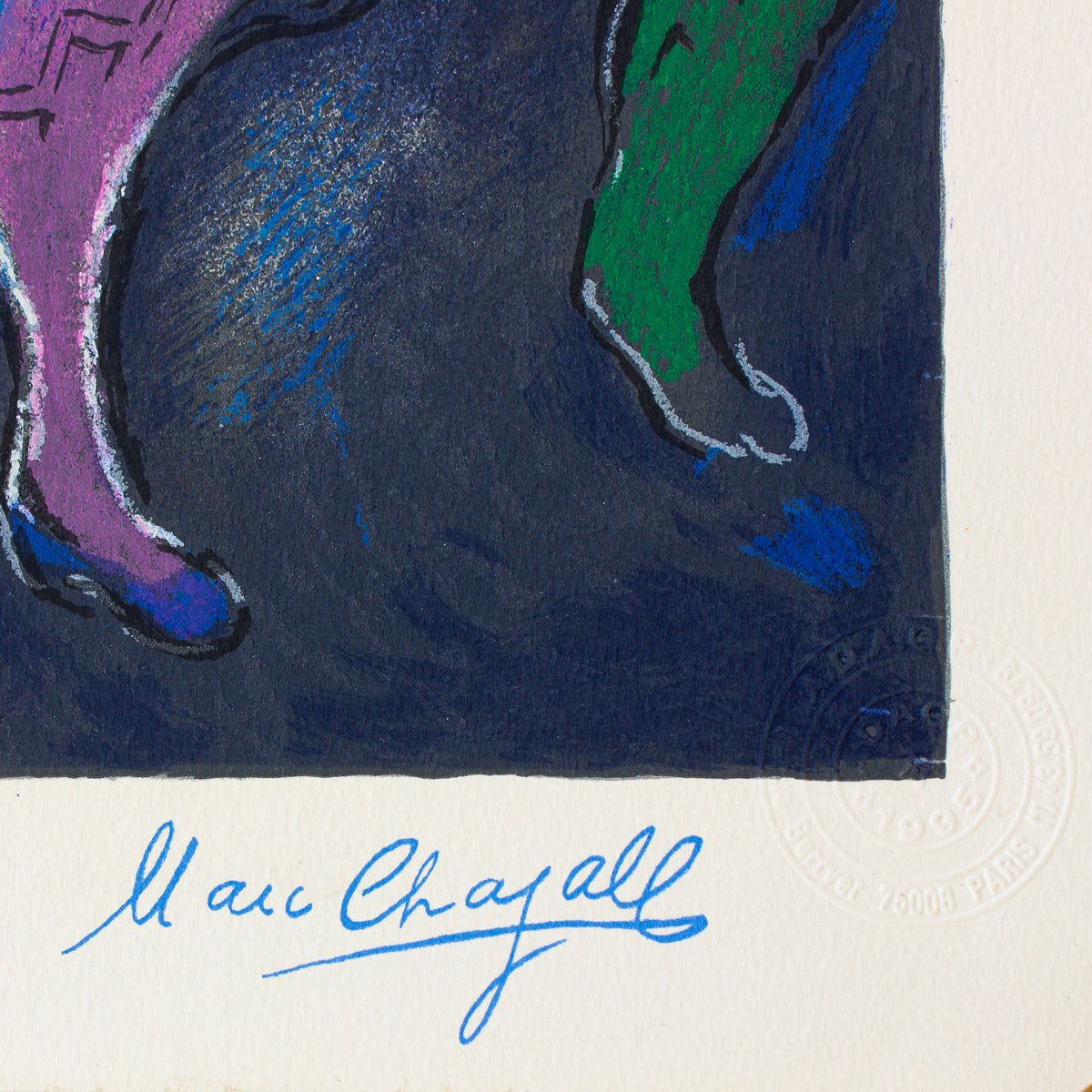 Marc Chagall- Serigraph "Maries Au Village"