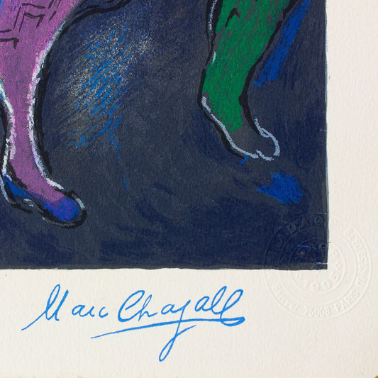 Marc Chagall- Serigraph "Maries Au Village"