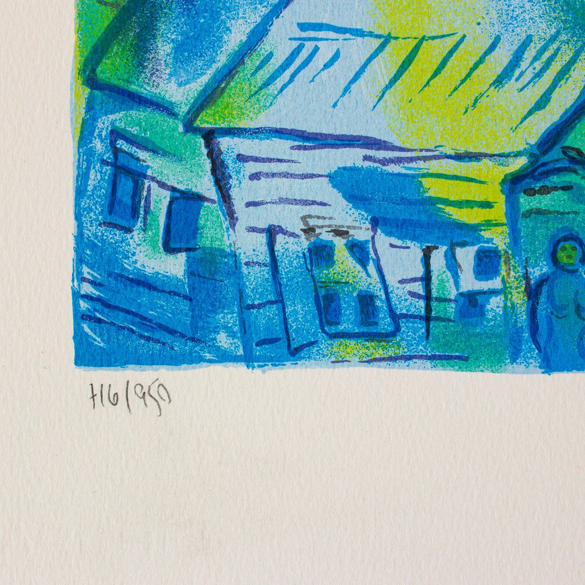 Marc Chagall- Serigraph "Maries Sous Le Baldaquin"