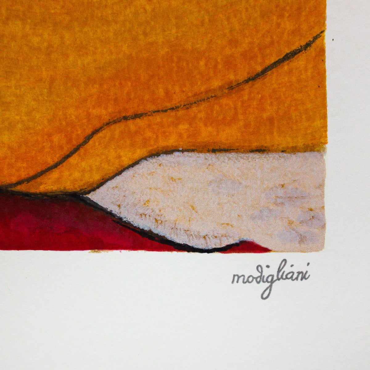 Amedeo Modigliani- Serigraph "Nudo Sdraiato Con Le Mani Dietro La Testa"