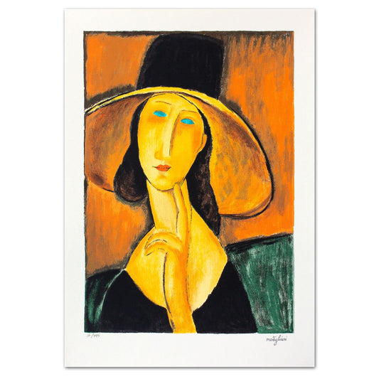 Amedeo Modigliani- Serigraph "Protrait Of A Woman With Hat"