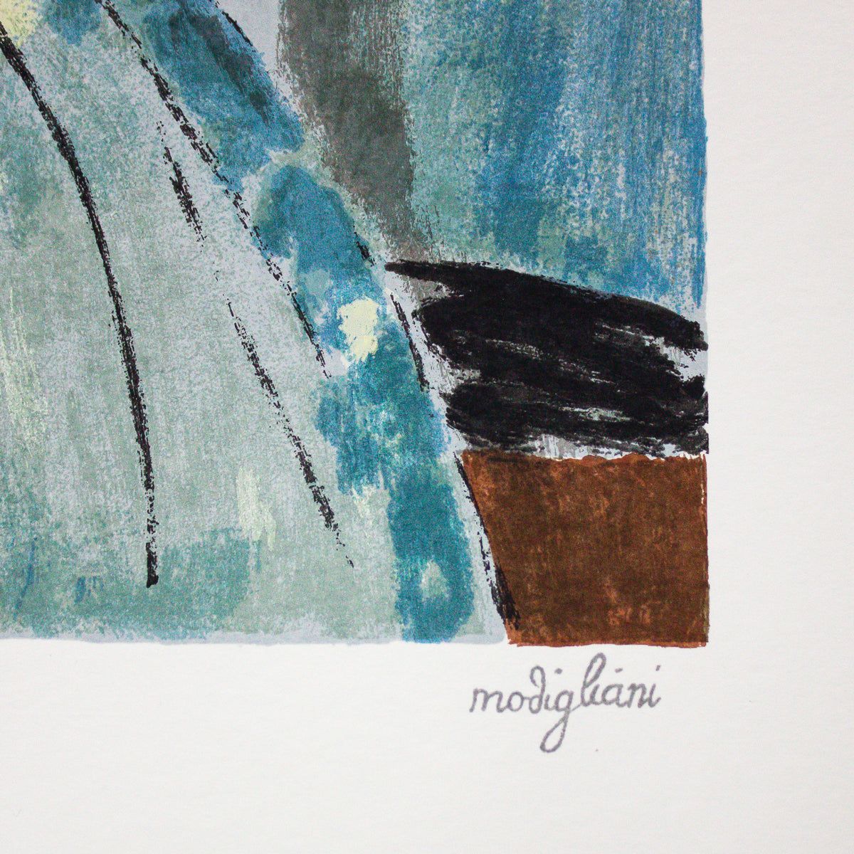 Amedeo Modigliani- Serigraph "Zingara Con Bambino"