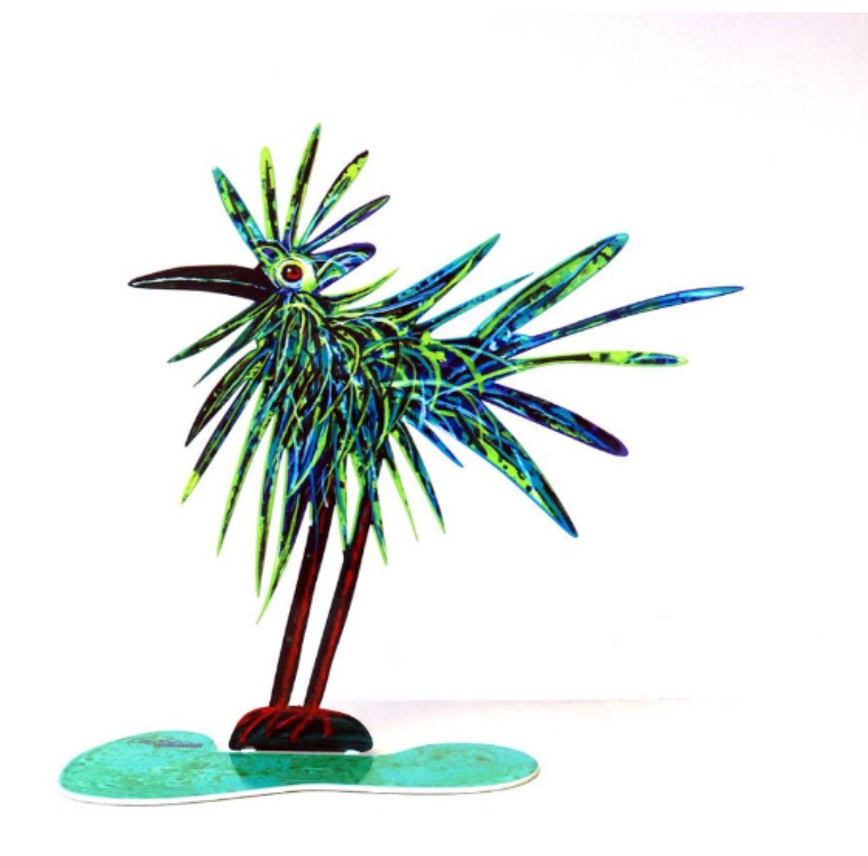 David Gerstein- Free Standing Sculpture "Crazy Bird"