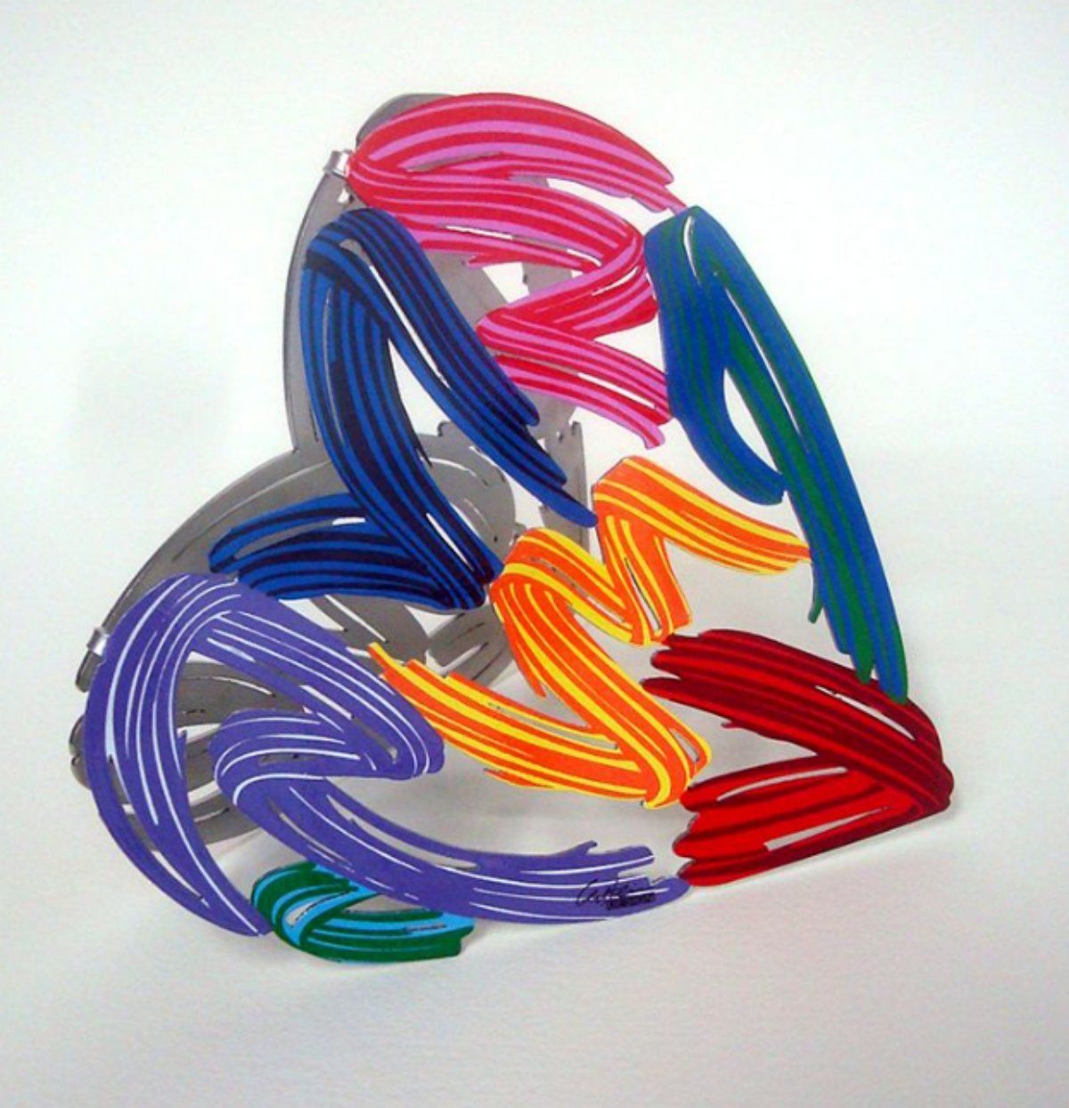 David Gerstein- Free Standing Sculpture "Strokes of Love"