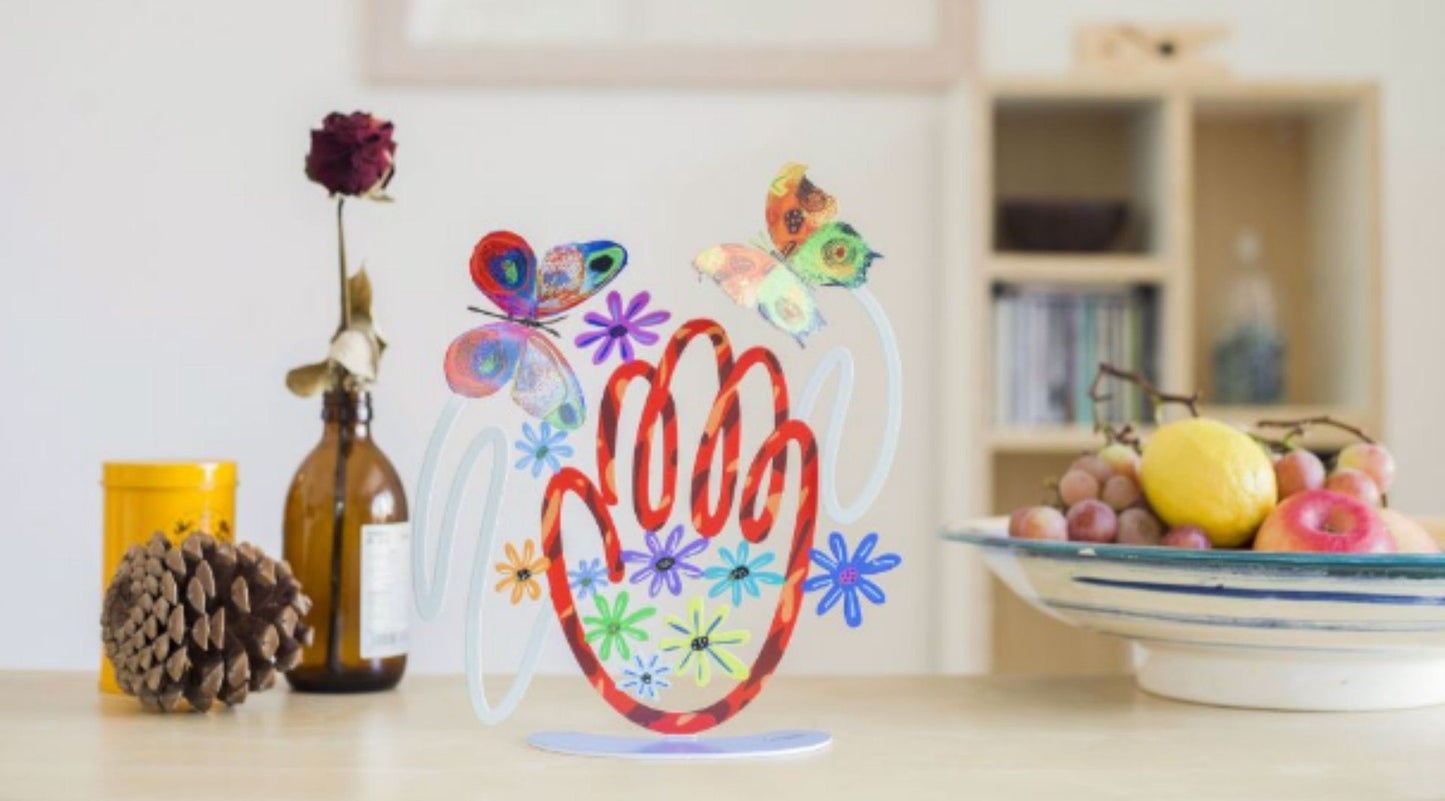 David Gerstein- Free Standing Sculpture "Hamsa Butterflies"