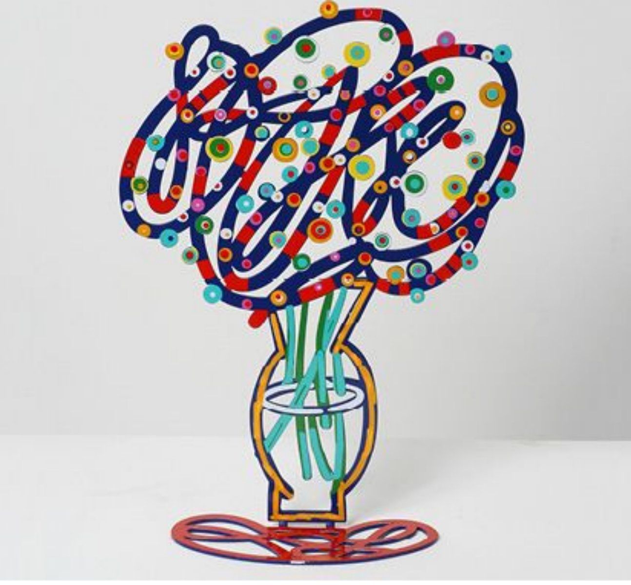 David Gerstein- Free Standing Sculpture "Blue Bouquet"