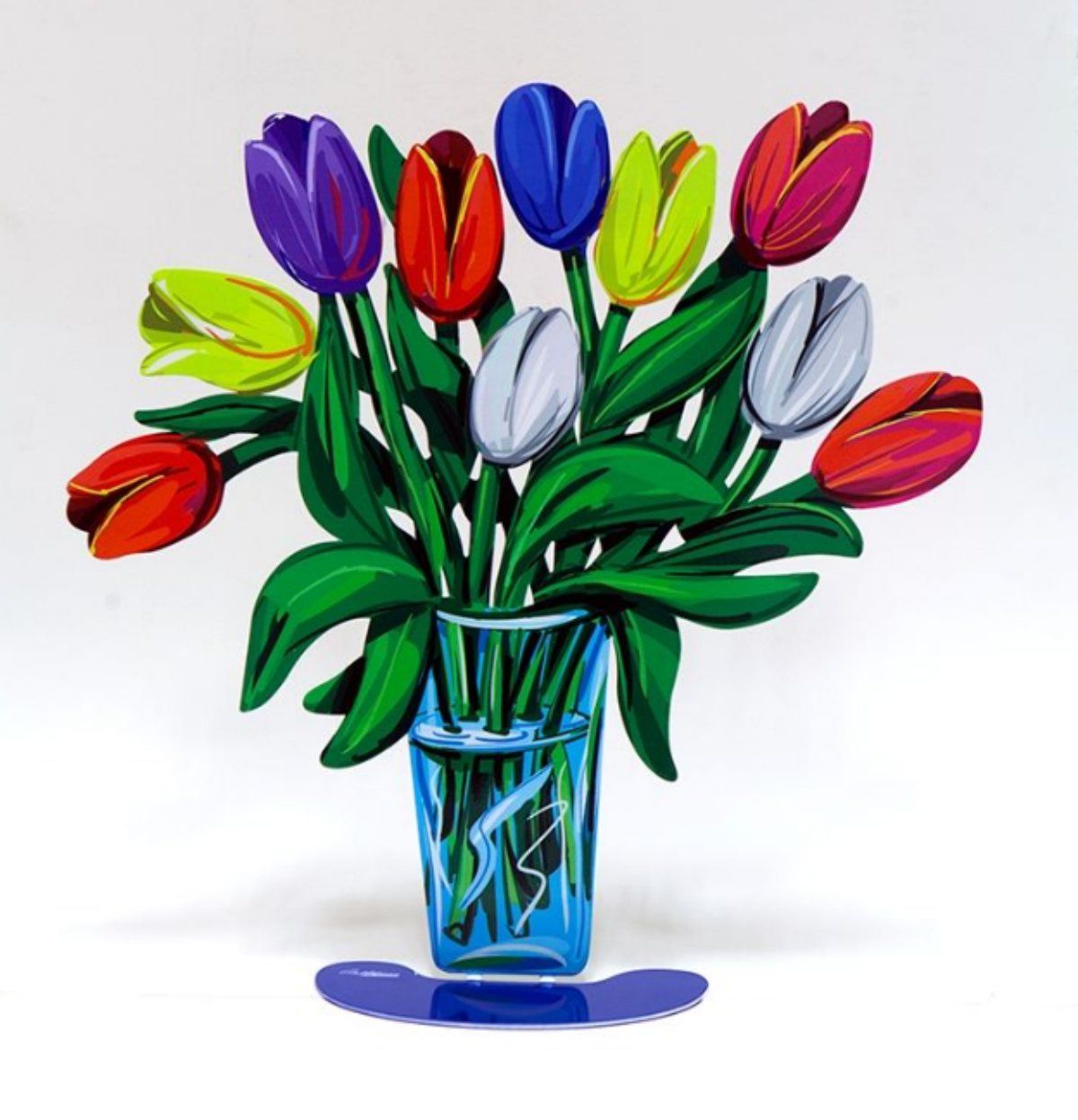 David Gerstein- Free Standing Sculpture "Tulips vase"