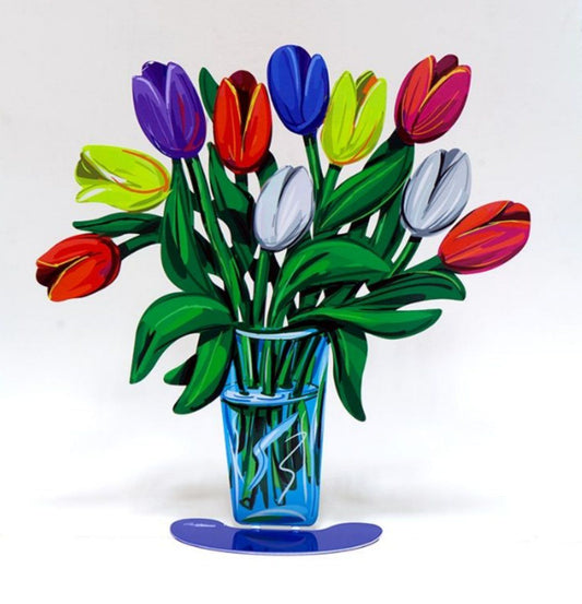 David Gerstein- Free Standing Sculpture "Tulips vase"