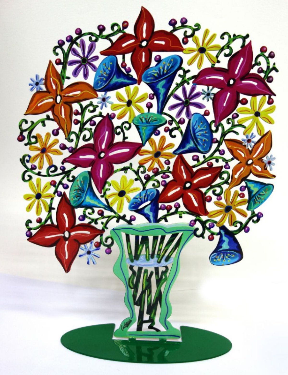 David Gerstein- Free Standing Sculpture "Bell Flowers"