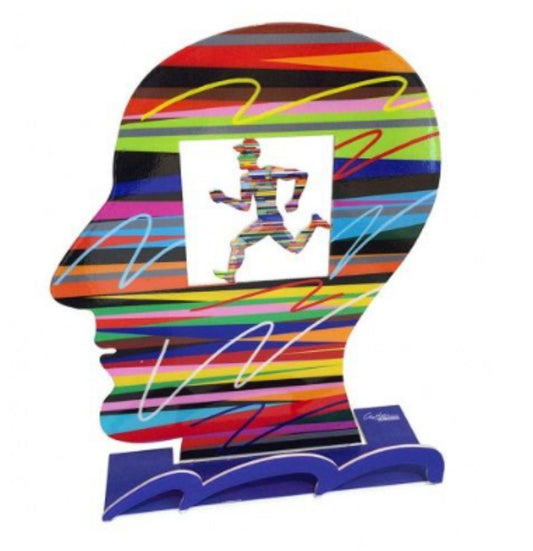 David Gerstein- Free Standing Sculpture "Head Runner"