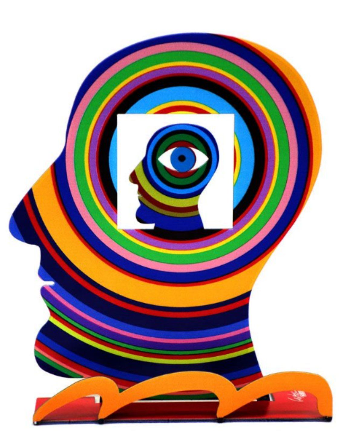 David Gerstein- Free Standing Sculpture "Head within a head"
