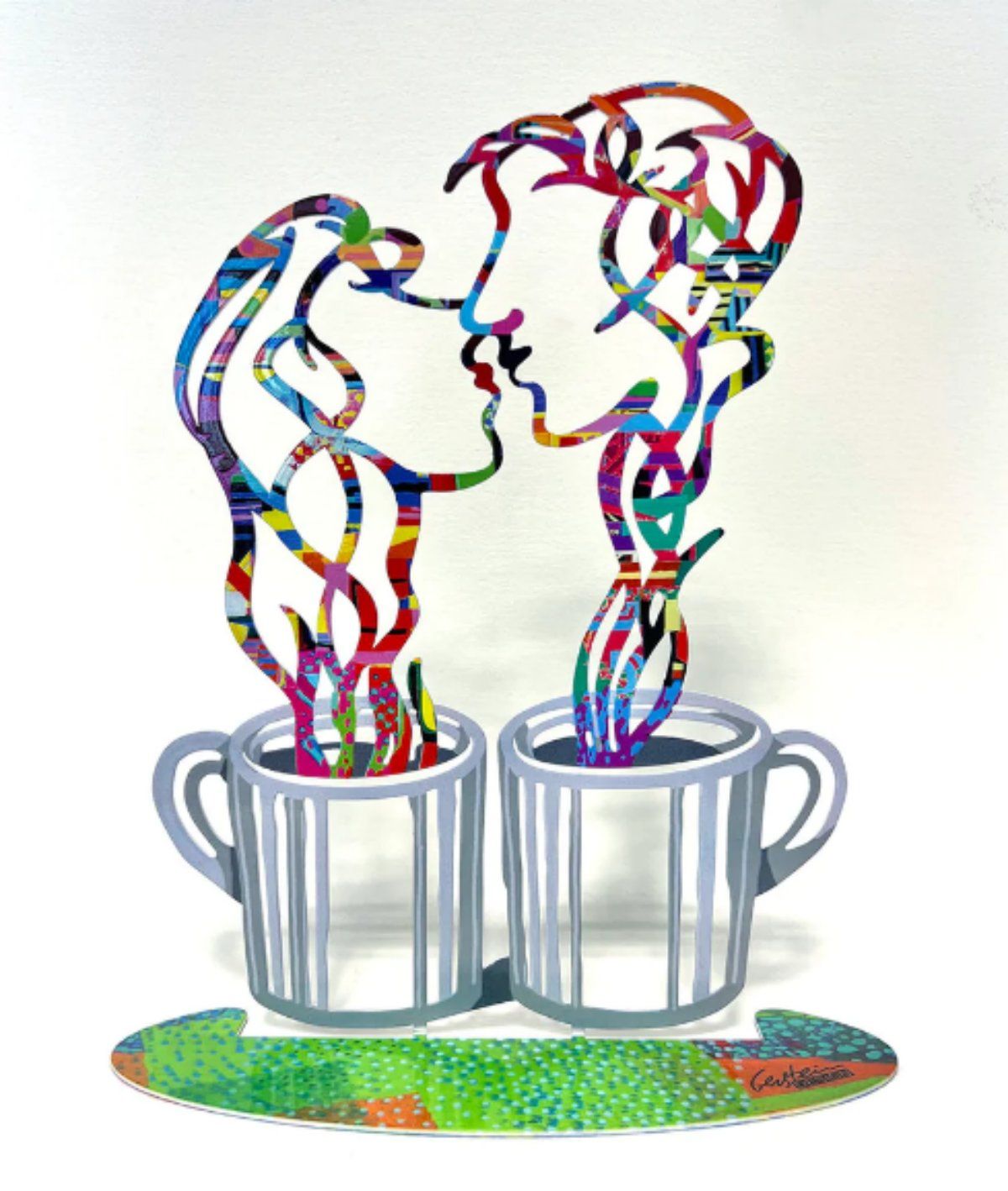 David Gerstein- Free Standing Sculpture "Up to Date"