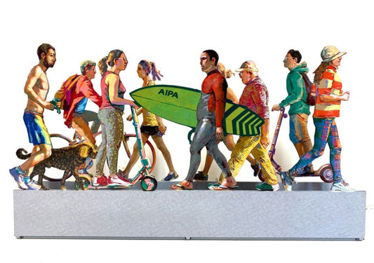 David Gerstein- Free Standing Sculpture "TLV PROMENADE"
