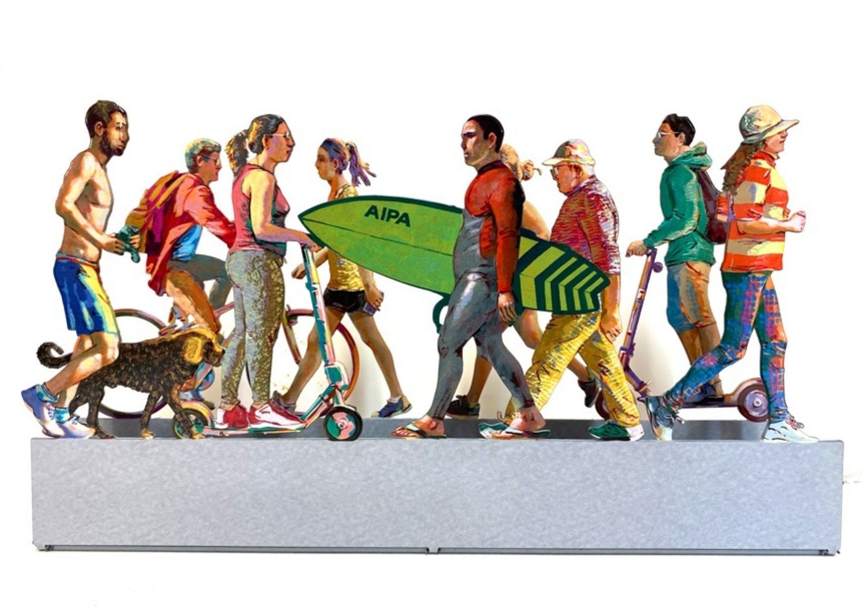 David Gerstein- Free Standing Sculpture "TLV PROMENADE"