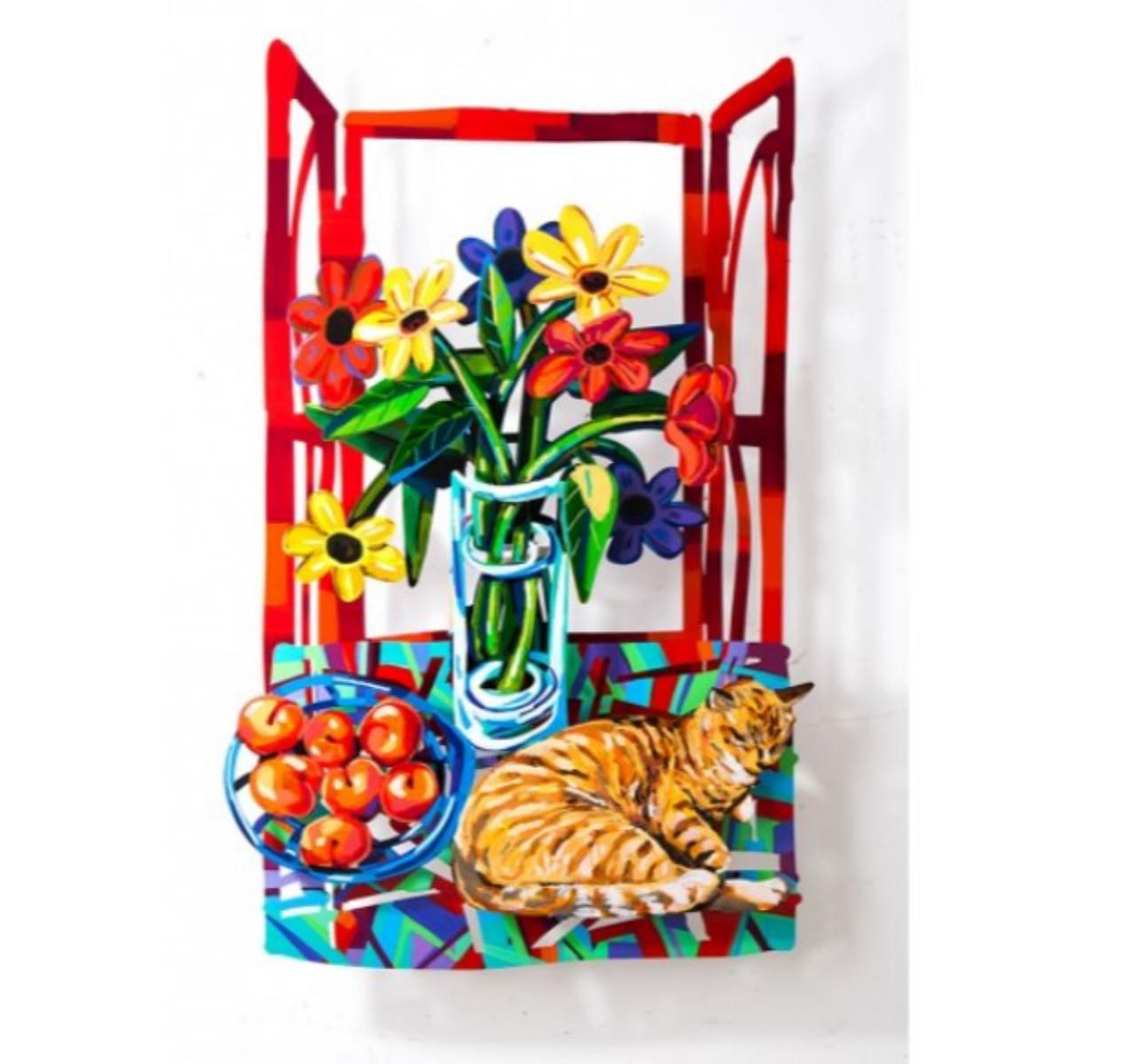 David Gerstein- Mixed Media Cutout Aluminum "AFTERNOON NAP"