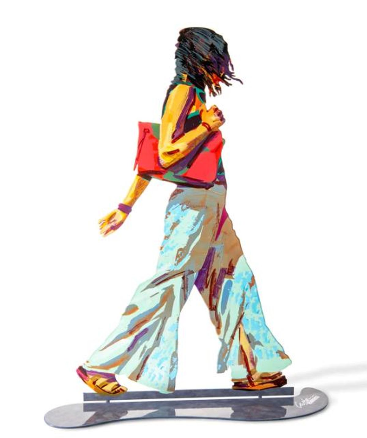 David Gerstein- Free Standing Sculpture "ELEGANT WALKER"