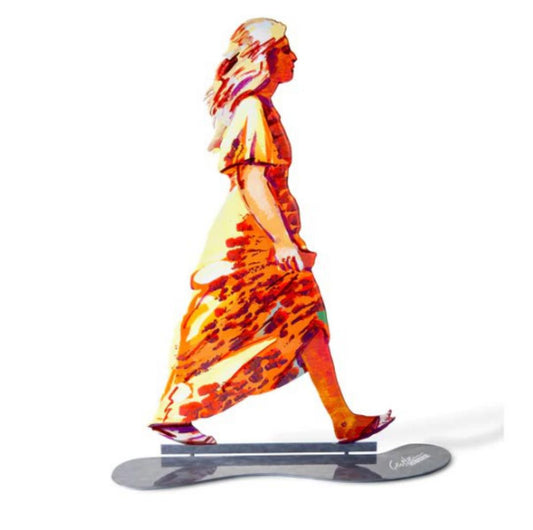 David Gerstein- Free Standing Sculpture "INNOCENT WALKER"