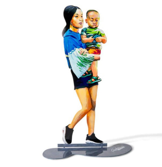 David Gerstein- Free Standing Sculpture "MOTHER AND CHILD"