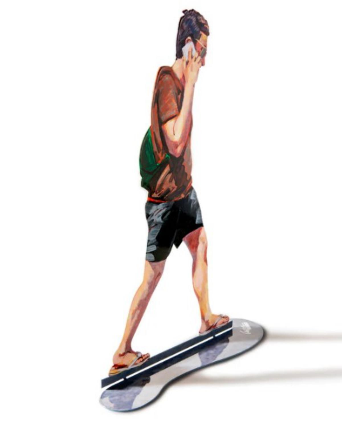 David Gerstein- Free Standing Sculpture "TALKING WALKER"