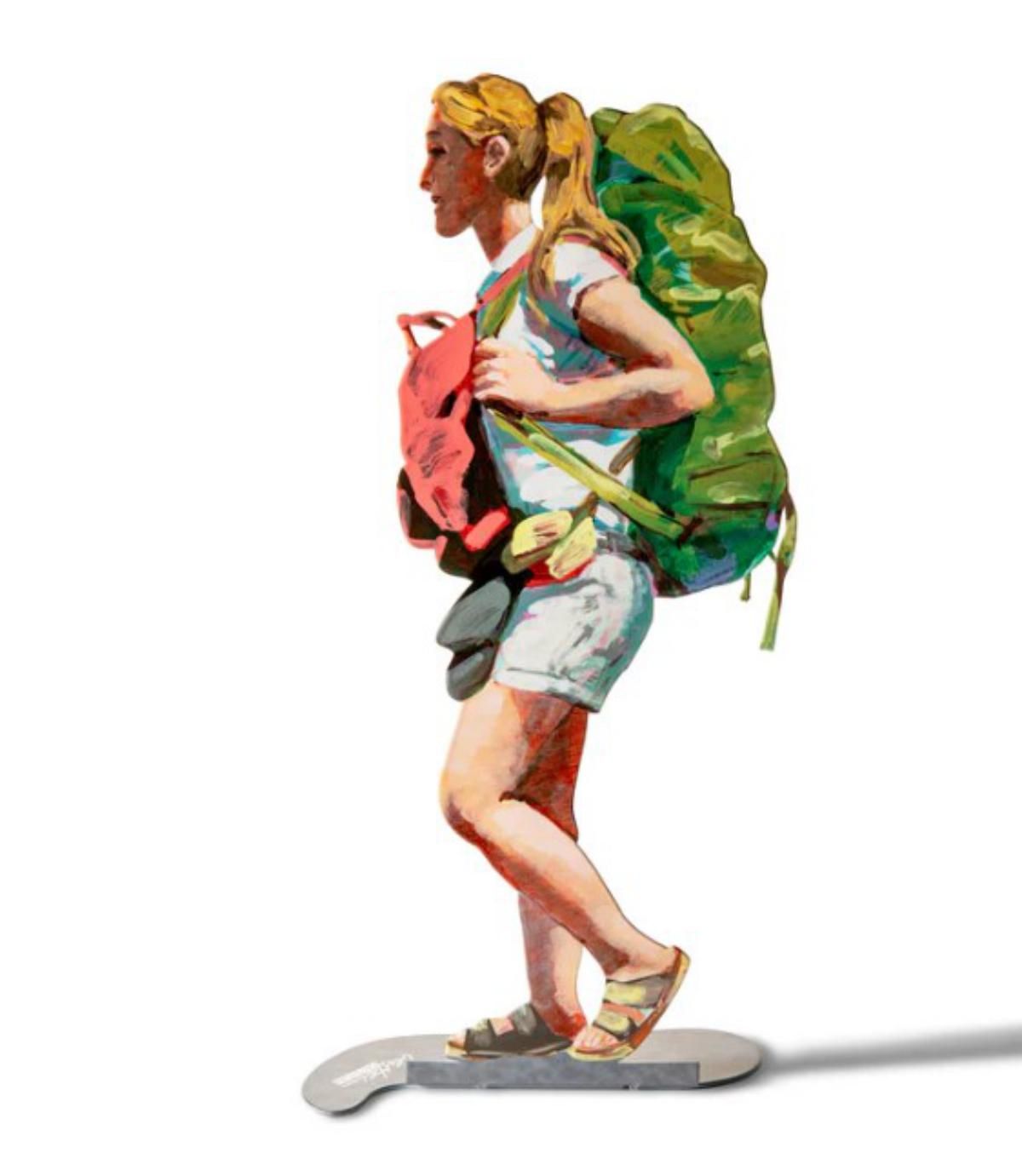 David Gerstein- Free Standing Sculpture "WORLD TRAVELER"