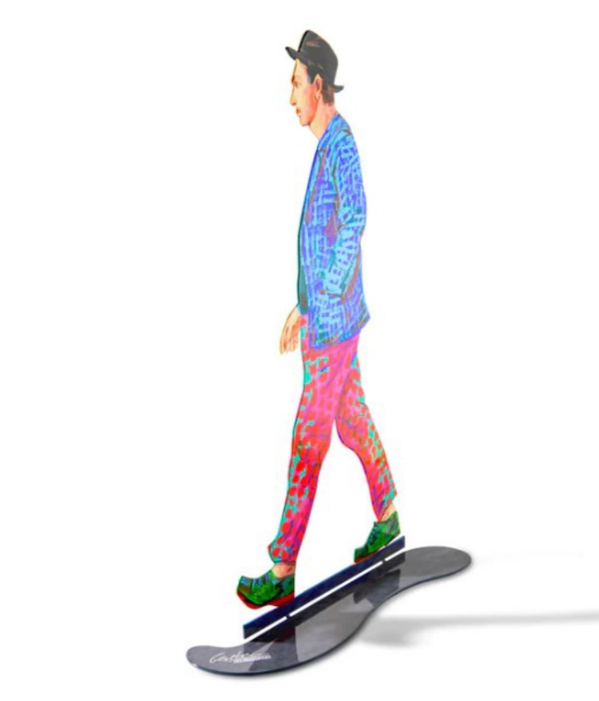 David Gerstein- Free Standing Sculpture "BOHEMIAN WALKER"