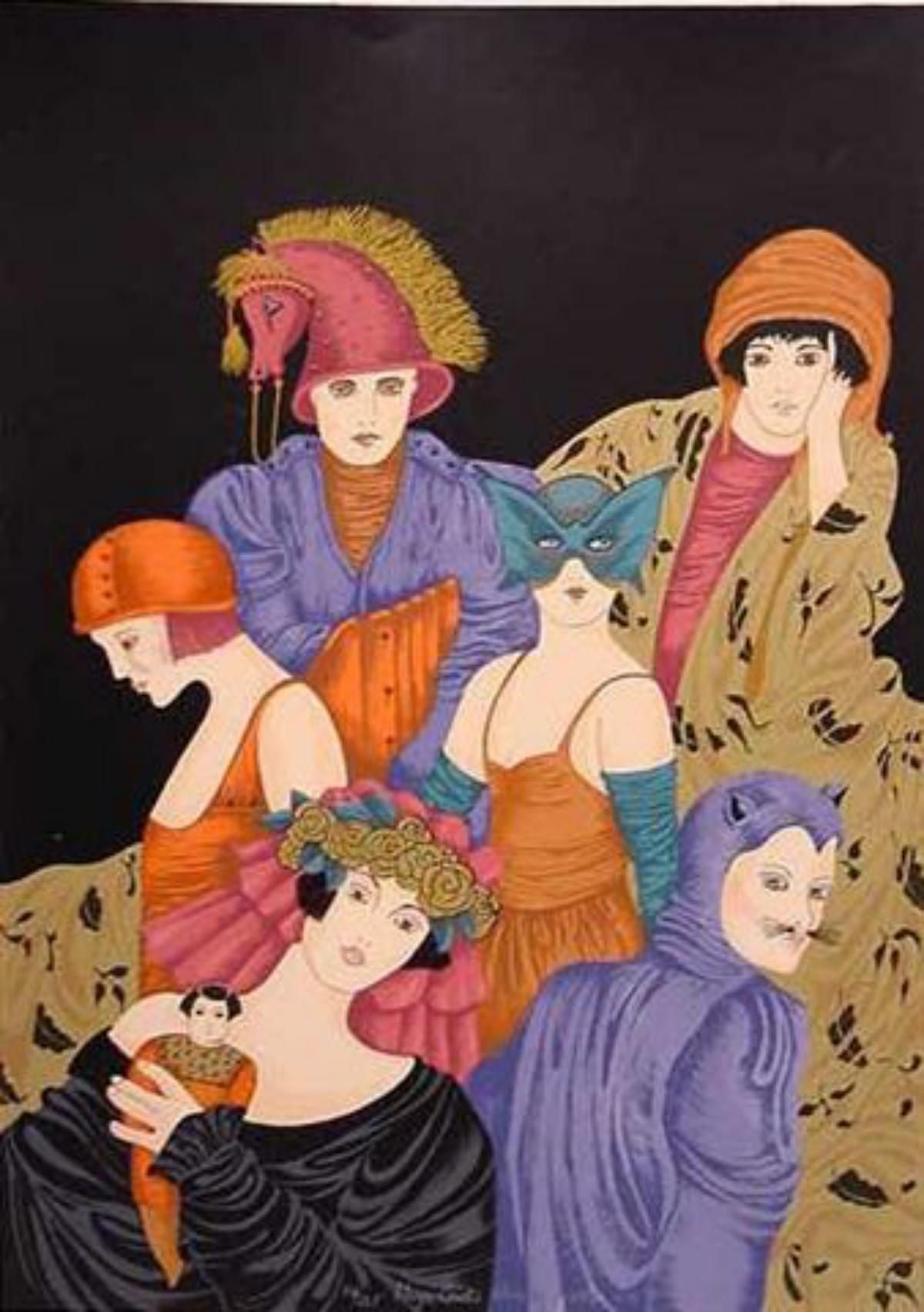 Haya Ran- Original Serigraph "The Doll"