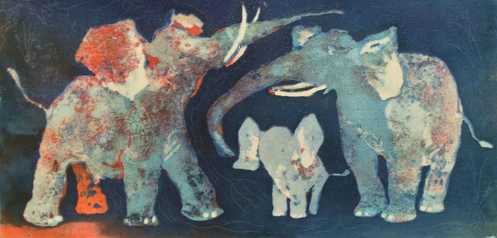 Edwin Salomon- Original Serigraph "Beginning of New Life"