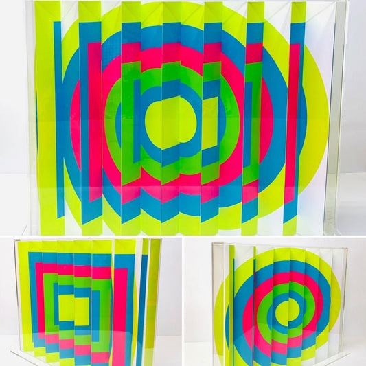 E.M. Zax- Limited Edition Polymorph in lucite case