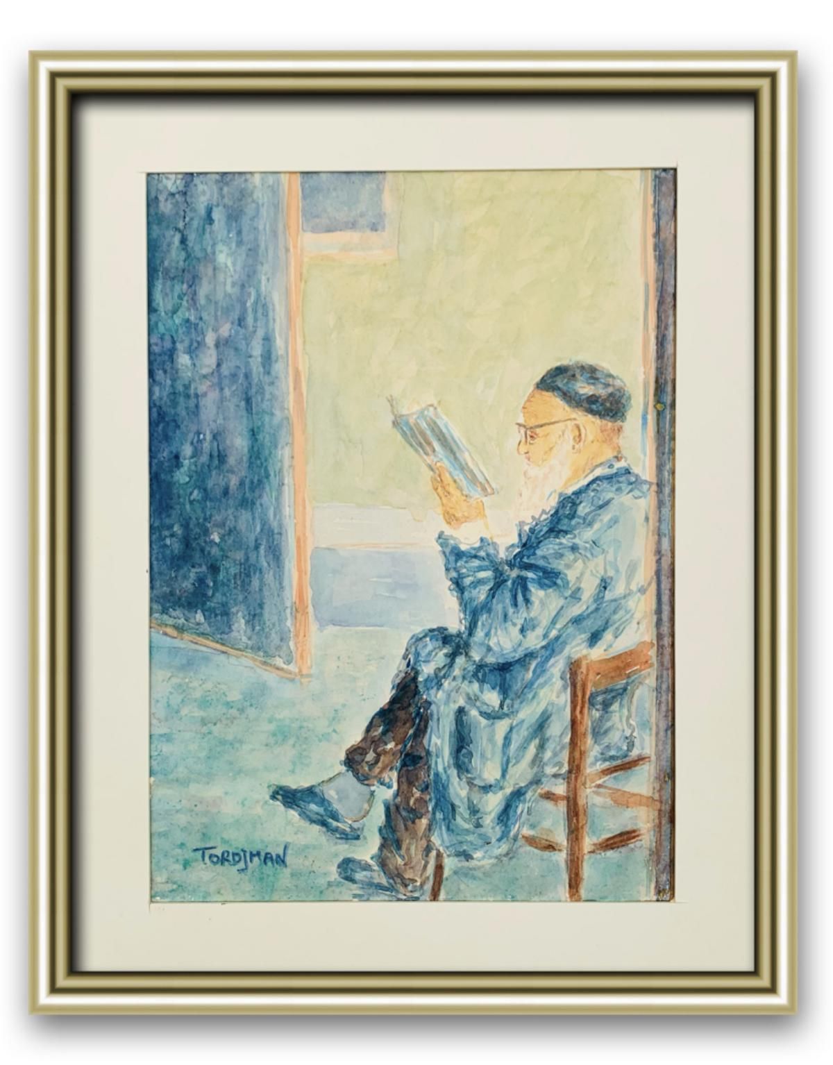 Itzhak Tordjman- Original one of a kind Gouache on paper "Study"