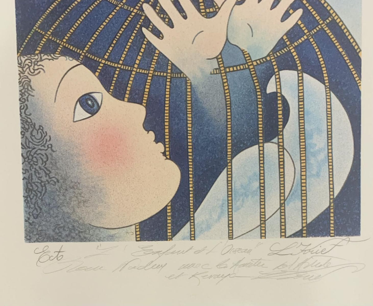 Lucien Krief- Lithograph on paper