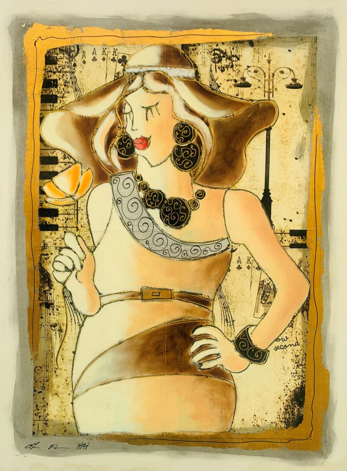 Oz El Hai- Original painting on panel