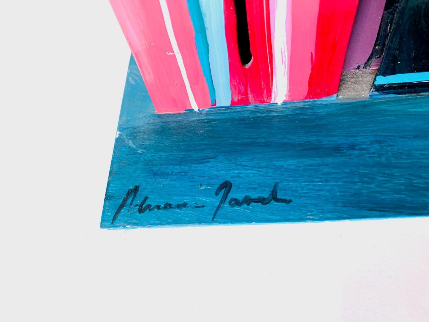 Adriana Naveh- Original hand painted metal sculpture