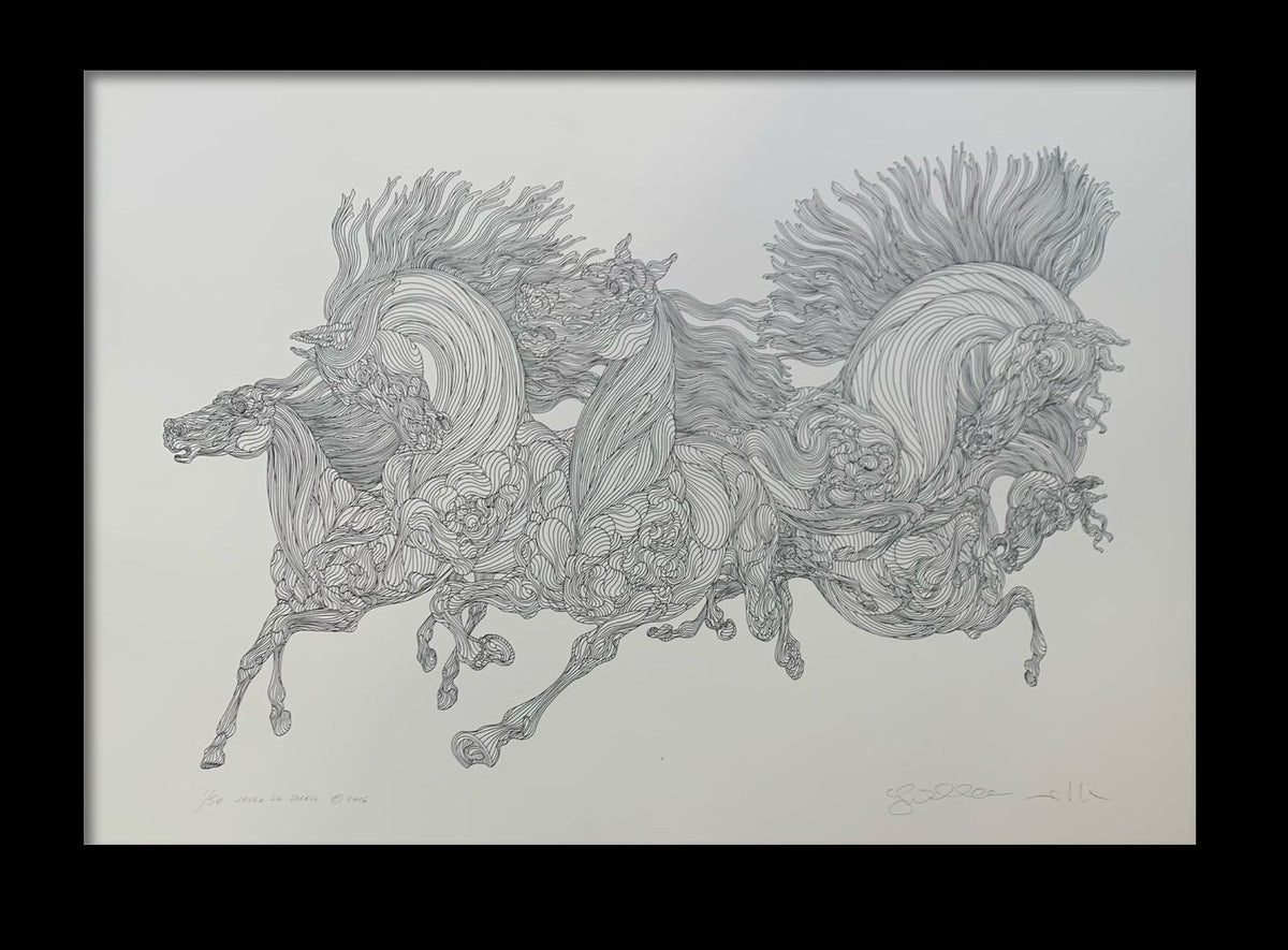 Guillaume Azoulay- Limited edition Serigraph "Lever De Soliel"