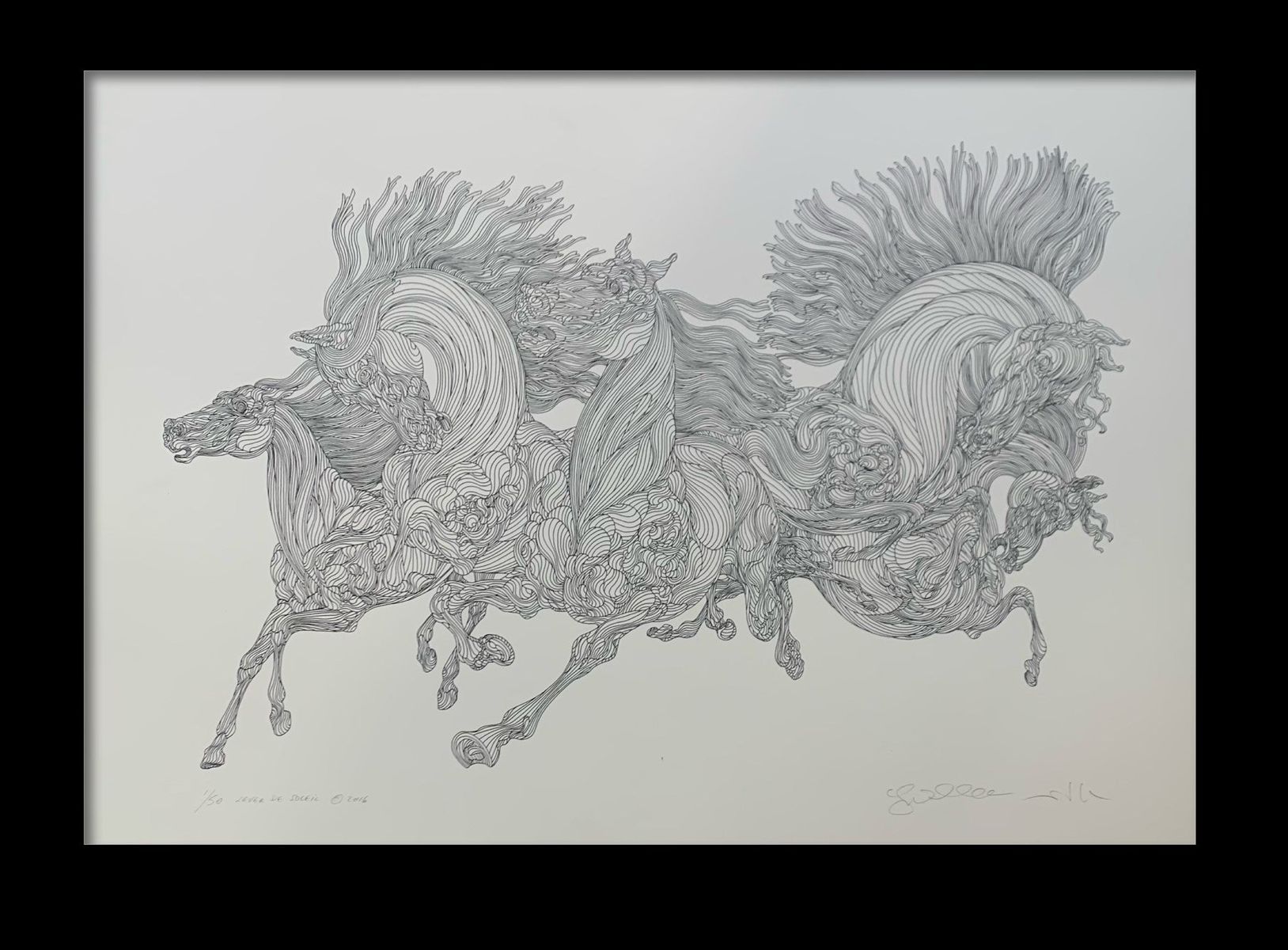 Guillaume Azoulay- Limited edition Serigraph "Lever De Soliel"