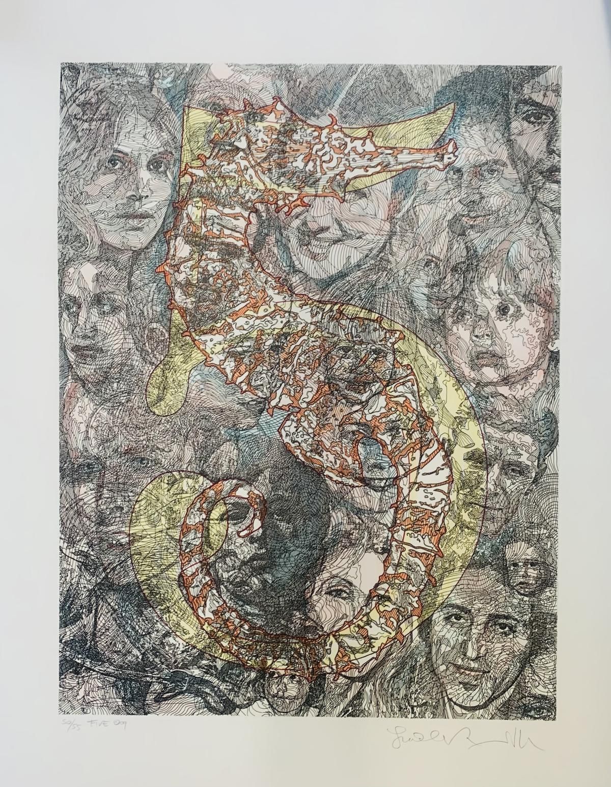 Guillaume Azoulay- 1/1 Hand painted "#5"