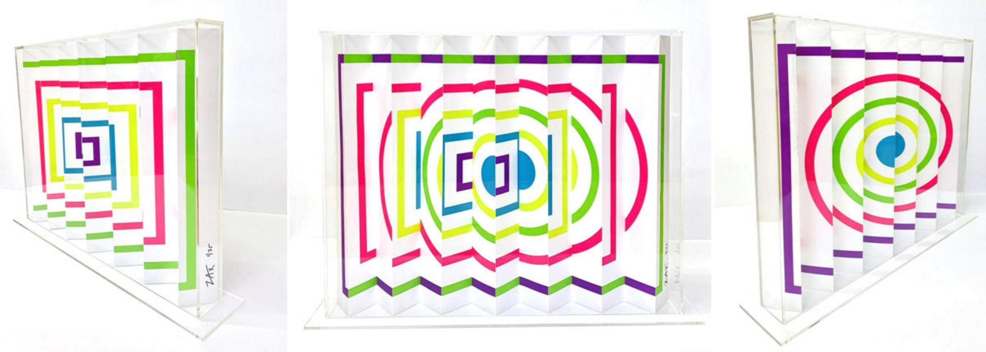 E.M. ZAX- Limited Edition Polymorph in lucite case